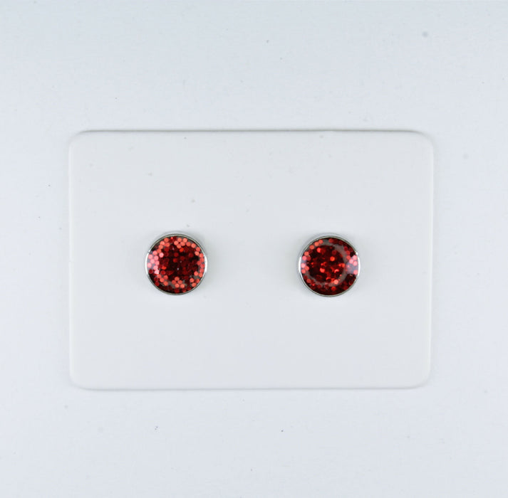 Magnetic_Clip_On_Invisible_Clipon_Stud_Pierced_Nonpierced_Earring_Earrings_Ear_Charm_Birthstone_July_Ruby_red_Glitter_6mm_card