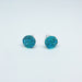 Magnetic_Clip_On_Invisible_Clipon_Stud_Pierced_Nonpierced_Earring_Earrings_Ear_FlatBack_Flat_Back_Irridescent_Druzy_Resin_turquoise_8mm_front