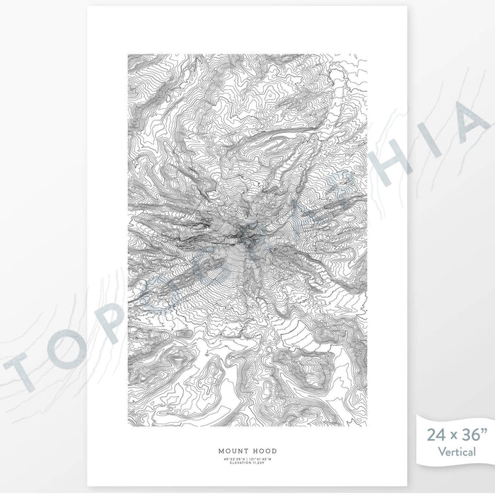 Zion National Park poster with topograpy contour lines in black on a white background. Customizable text makes it a great map art gift idea.