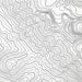 Close look at Mount Timpanogos's topographic map art. Clean lines give it a modern and minimalist style.
