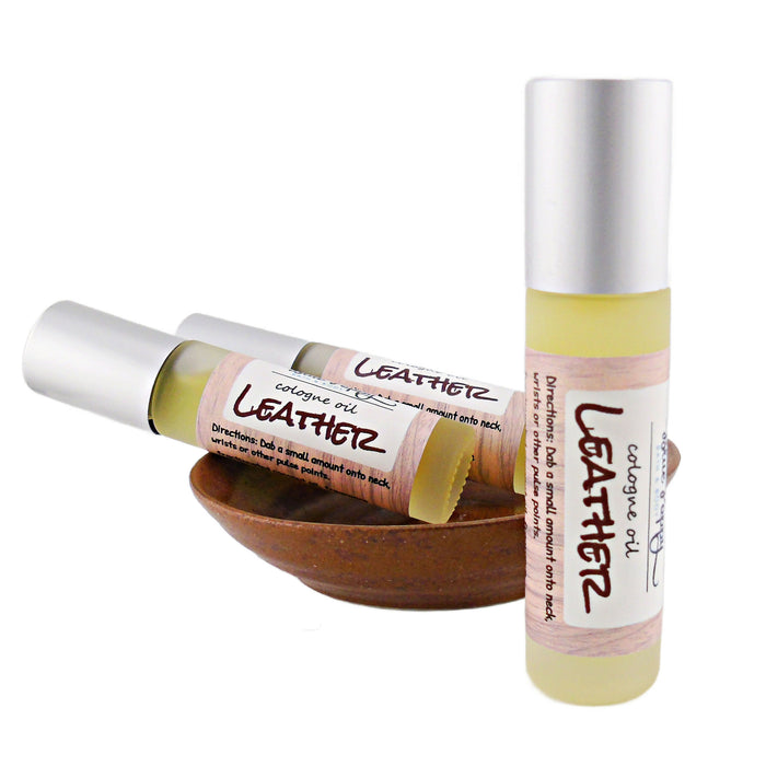 leather cologne oil