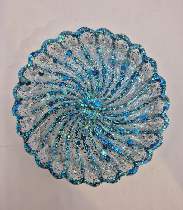 Blue Jewelry Dish
