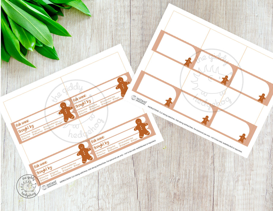 Food Menu Card Label Tag Tents-Ginger-03