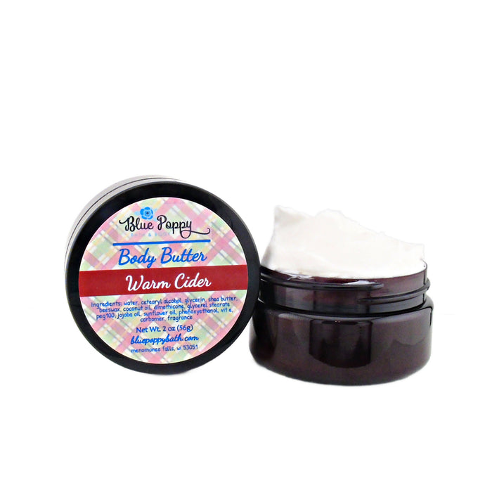 warm cider mini body butter lotion