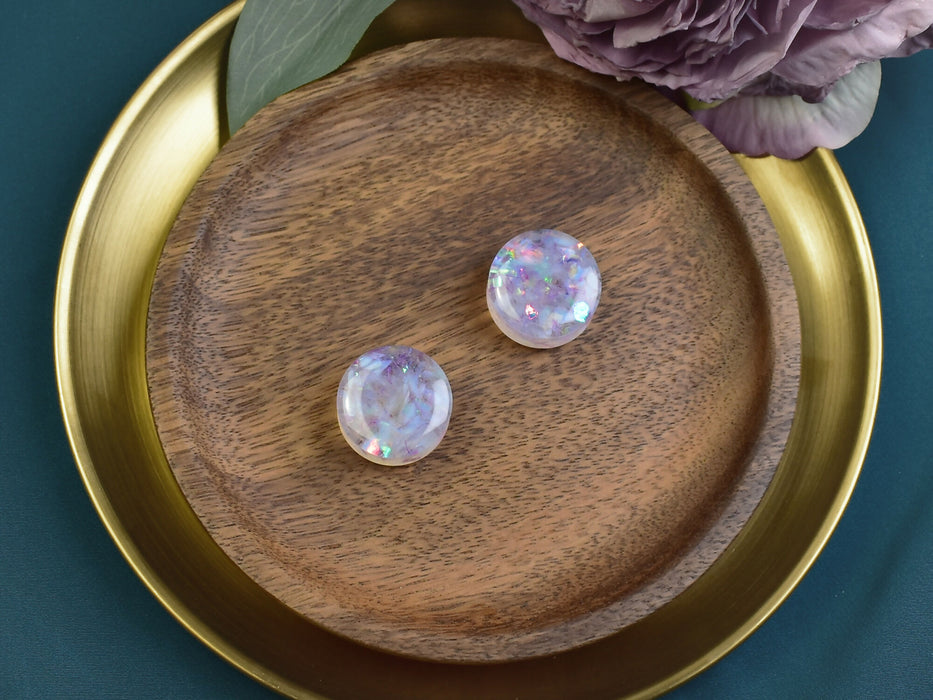 Ear Plugs 25mm Stone | Pair | Ear Plugs | Gauge Earrings | Gauged Plugs | Resin #521