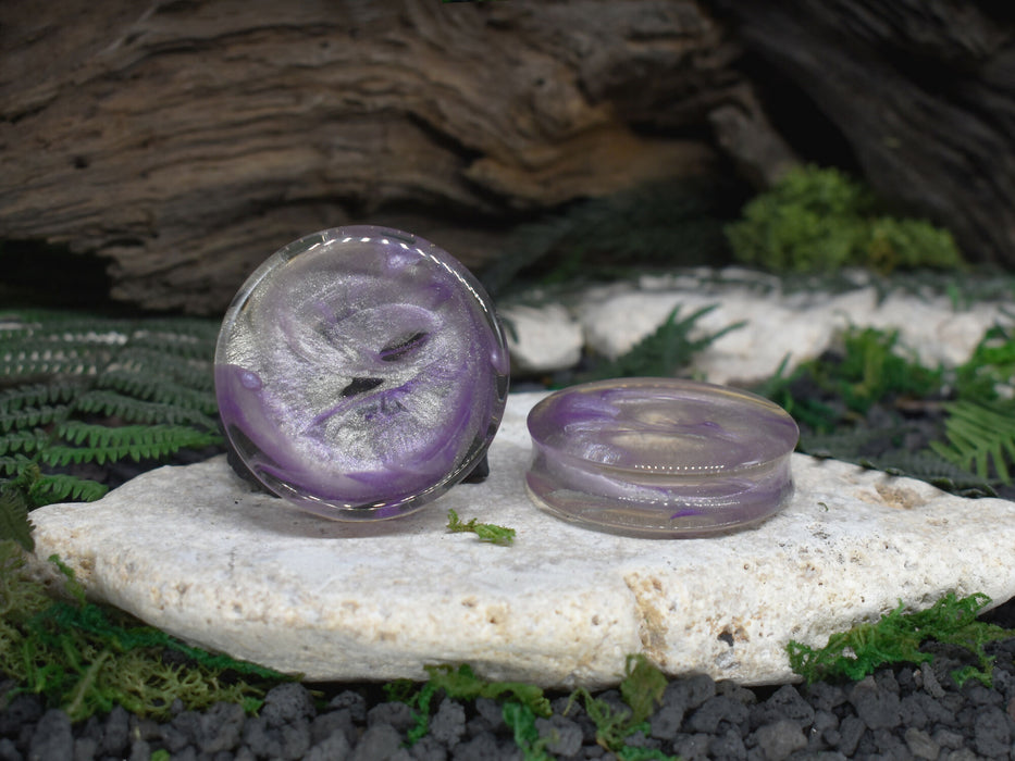 Ear Tunnels 50mm | Pair | Ear Plugs | Gauge Earrings | Gauged Plugs | Resin #46