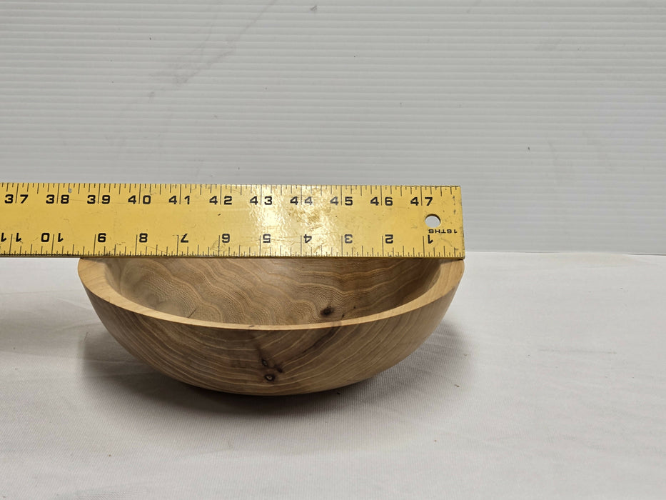 Hickory Bowl 9.25" Hand Turned