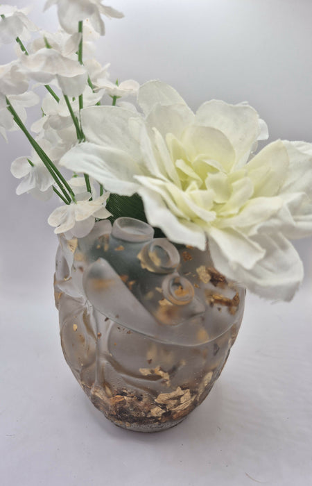 Gold Heart Vase