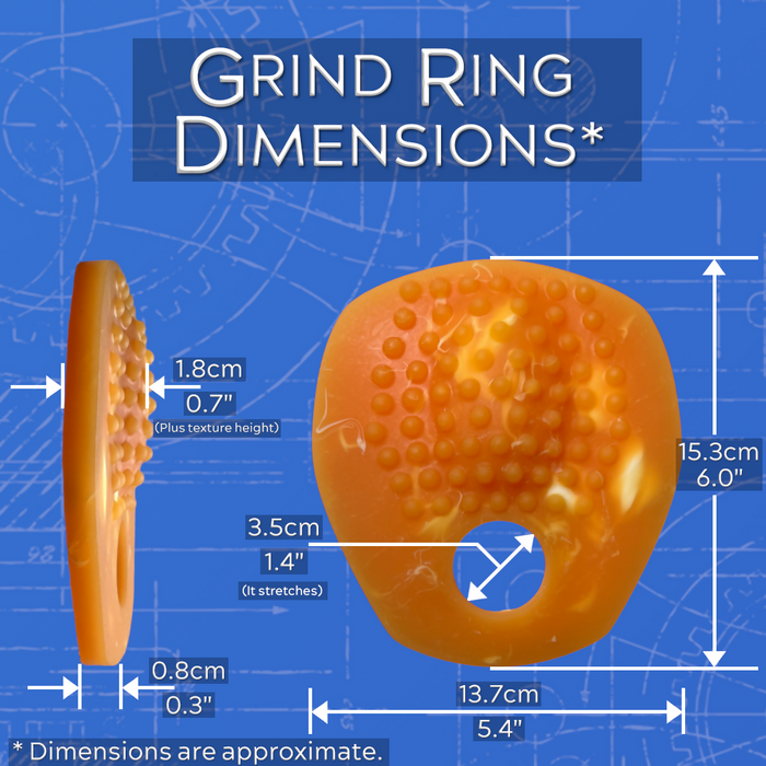 NSFW ** GRIND RING - CUSTOMIZED FOR YOU | Platinum Cure Silicone Grinder for Clitoral Stimulation | Partnered or Solo Play