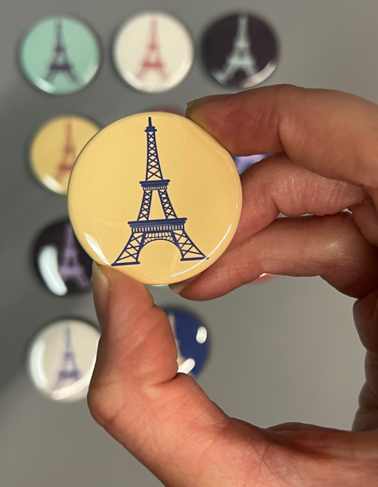Eiffel Tower Magnets ~ Set of 12 in Bright Colors ~ Classroom Decor, Teacher Gift