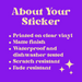 About Your Sticker Clear StickerBlitz