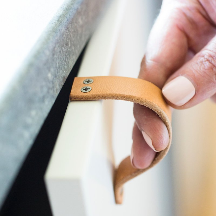 Leather Cabinet Handle - The Lovejoy