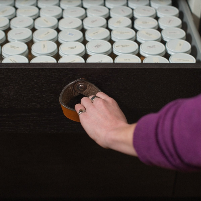Leather Drawer Pull - The Fremont