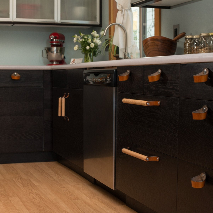Leather Drawer Pull - The Fremont