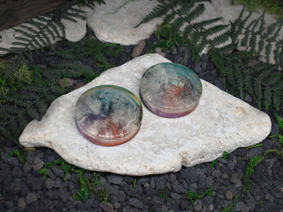 Ear Tunnels 48mm | Pair | Ear Plugs | Gauge Earrings | Gauged Plugs | Resin #70