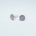 Magnetic_Clip_On_Invisible_Clipon_Stud_Pierced_Nonpierced_Earring_Earrings_Ear_FlatBack_Flat_Back_Irridescent_Druzy_Resin_peach_8mm_side