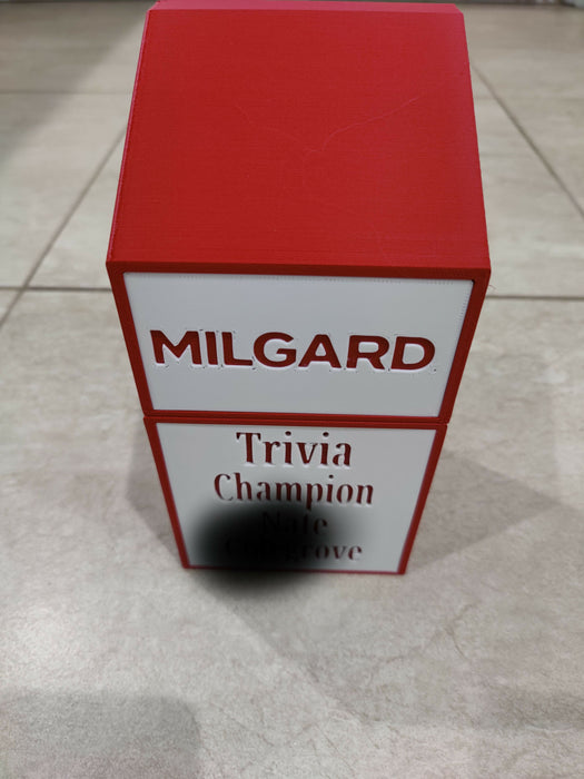 Customizable Modular Stacking Trophy - Multiple Colors Available
