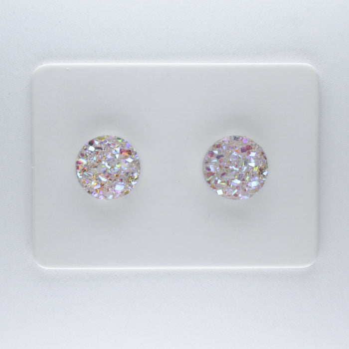 Magnetic_Clip_On_Invisible_Clipon_Stud_Pierced_Nonpierced_Earring_Earrings_Ear_FlatBack_Flat_Back_Irridescent_Druzy_Resin_Peach_8mm_card