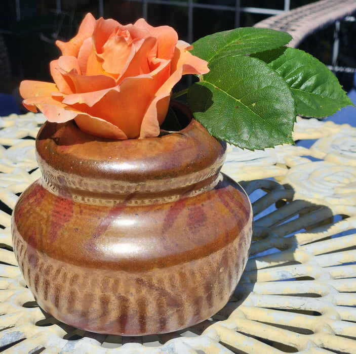 Bud Vase - Shino Uncarved
