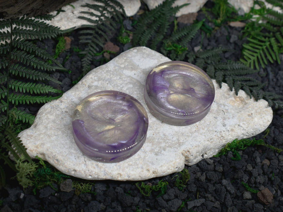 Ear Tunnels 50mm | Pair | Ear Plugs | Gauge Earrings | Gauged Plugs | Resin #46