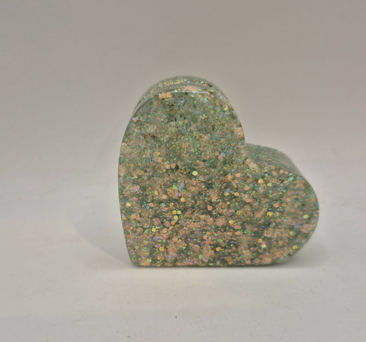 Green Heart Photo Holder