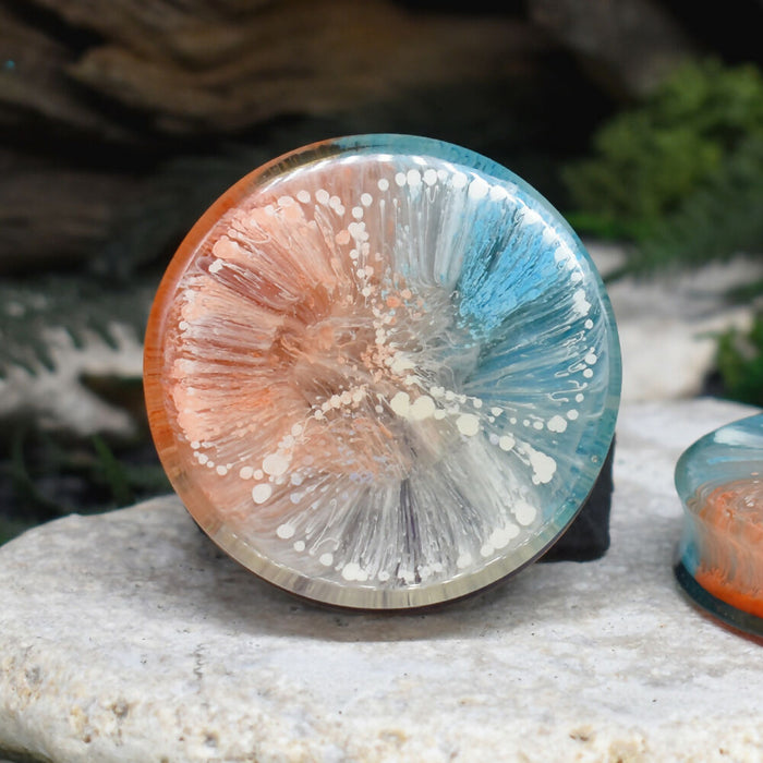 Ear Tunnels 50mm | Pair | Ear Plugs | Gauge Earrings | Gauged Plugs | Resin #50
