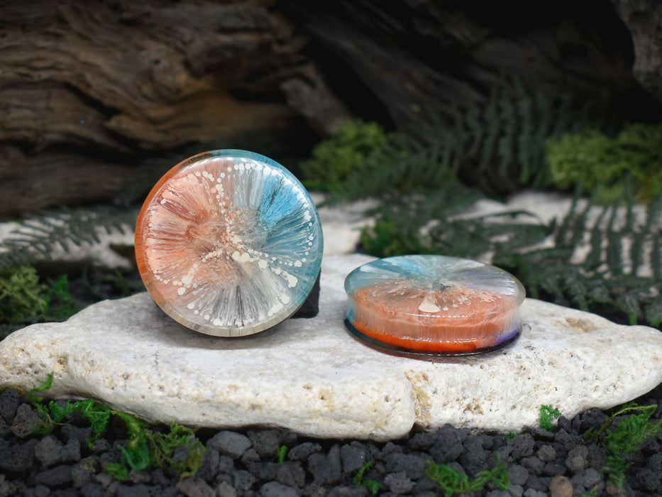 Ear Tunnels 50mm | Pair | Ear Plugs | Gauge Earrings | Gauged Plugs | Resin #50