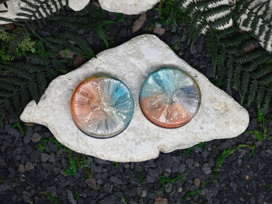 Ear Tunnels 50mm | Pair | Ear Plugs | Gauge Earrings | Gauged Plugs | Resin #50