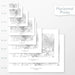 All sizes of horizontal prints for Zion National Park poster with topographic map.