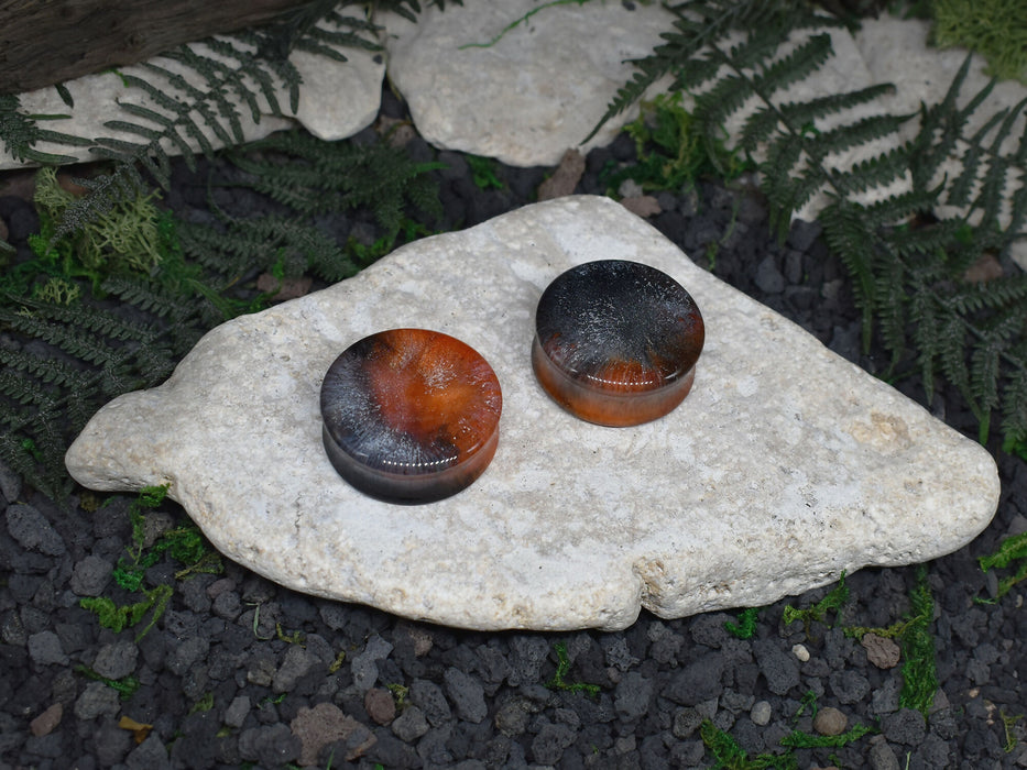 Ear Tunnels 34mm | Pair | Ear Plugs | Gauge Earrings | Gauged Plugs | Resin #103
