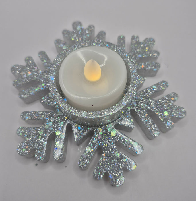 Snowflake Tealight Holders