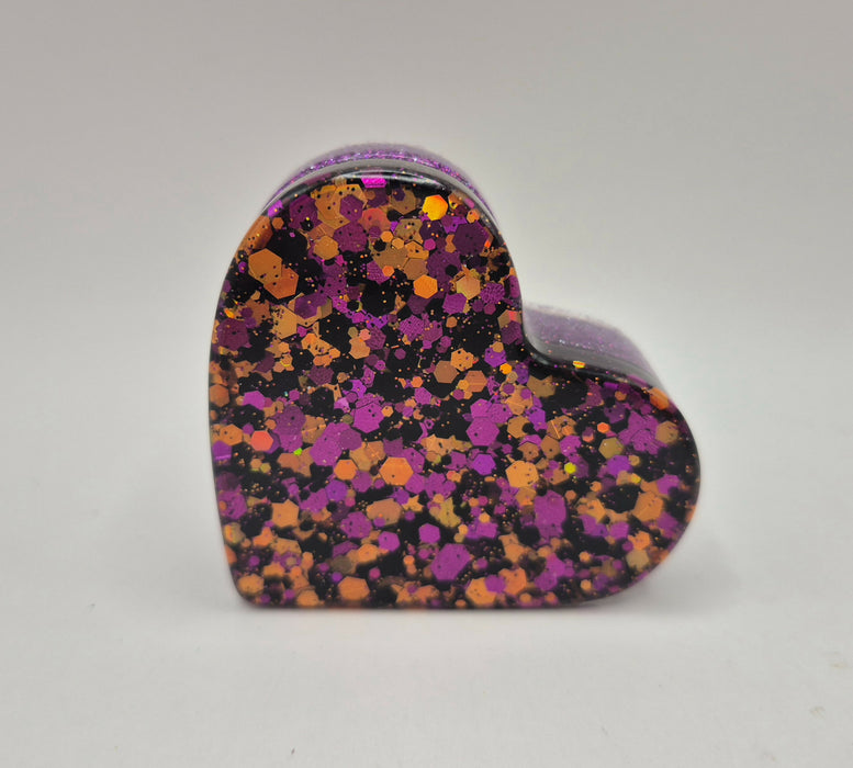 Purple & Orange Photo Holder