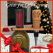 Cherry Bottle Stopper with Engraved "Hold My Drink..." Slate Coaster Set - DogPound Creations