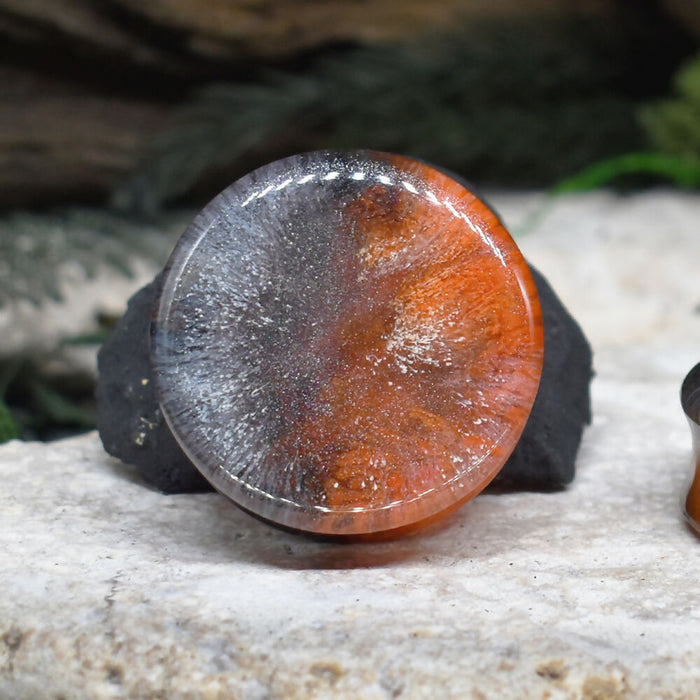Ear Tunnels 34mm | Pair | Ear Plugs | Gauge Earrings | Gauged Plugs | Resin #103