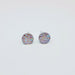 Magnetic_Clip_On_Invisible_Clipon_Stud_Pierced_Nonpierced_Earring_Earrings_Ear_FlatBack_Flat_Back_Irridescent_Druzy_Resin_peach_8mm_front