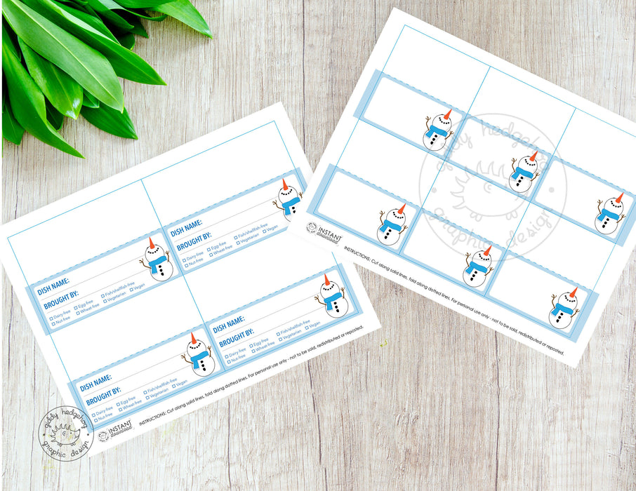 Food Menu Card Label Tag Tents-04