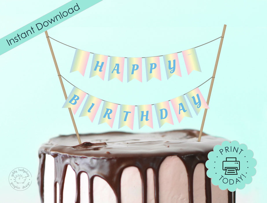 Rainbow Cake Topper Banner Mockup-02