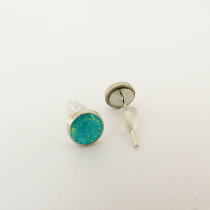 Magnetic_Clip_On_Invisible_Clipon_Stud_Pierced_Nonpierced_Earring_Earrings_Ear_Charm_Birthstone_December_Turquoise_Zircon_6mm_Stud