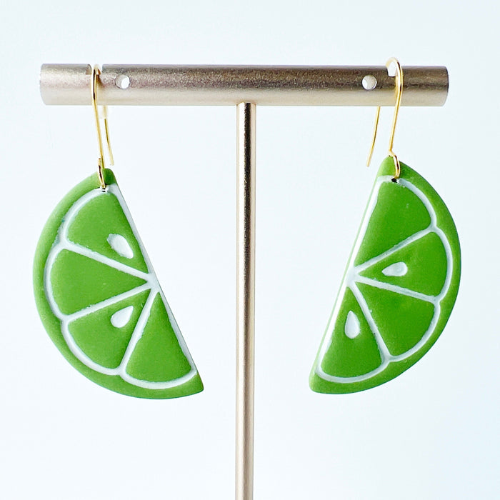 Earrings Lime Slice Earrings