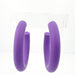 Earrings Medium Clay Hoops