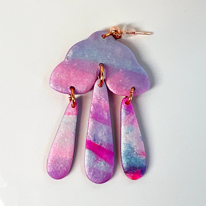 Earrings Nayeli - Pastel Scalloped Arch Earrings