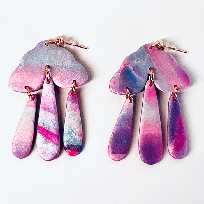 Earrings Nayeli - Pastel Scalloped Arch Earrings