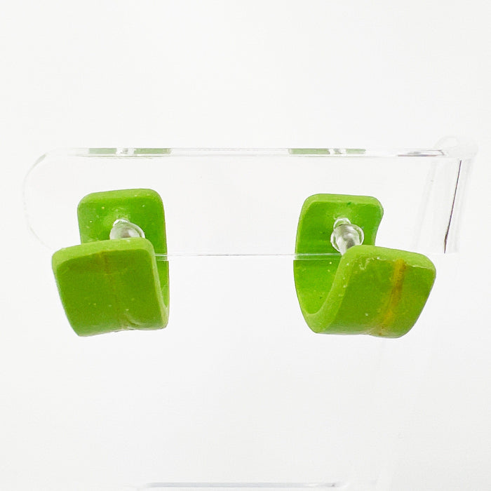 Earrings Rectangle Mini Hoops (Huggies)