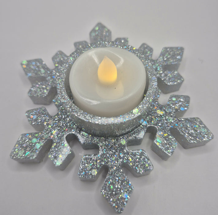 Snowflake Tealight Holders