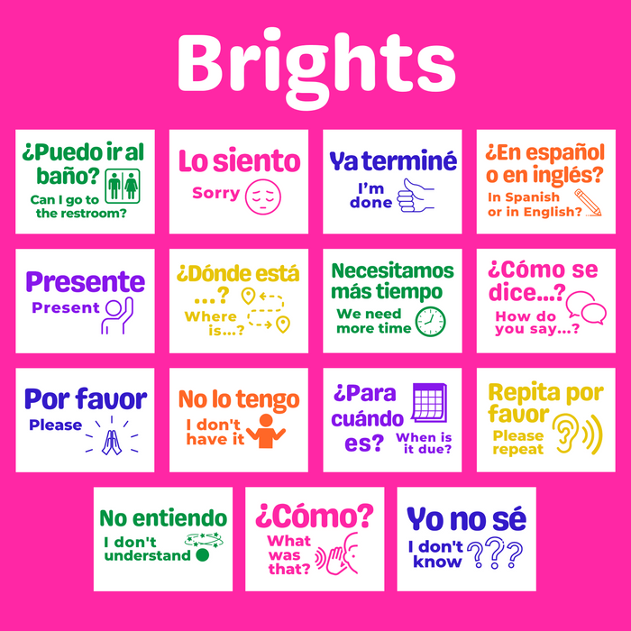 Spanish Class Bulletin Board Printable: Classroom Phrases ~ Set of 15 ~ Boho ~ 6 Designs Included ~ Class Display, Decor