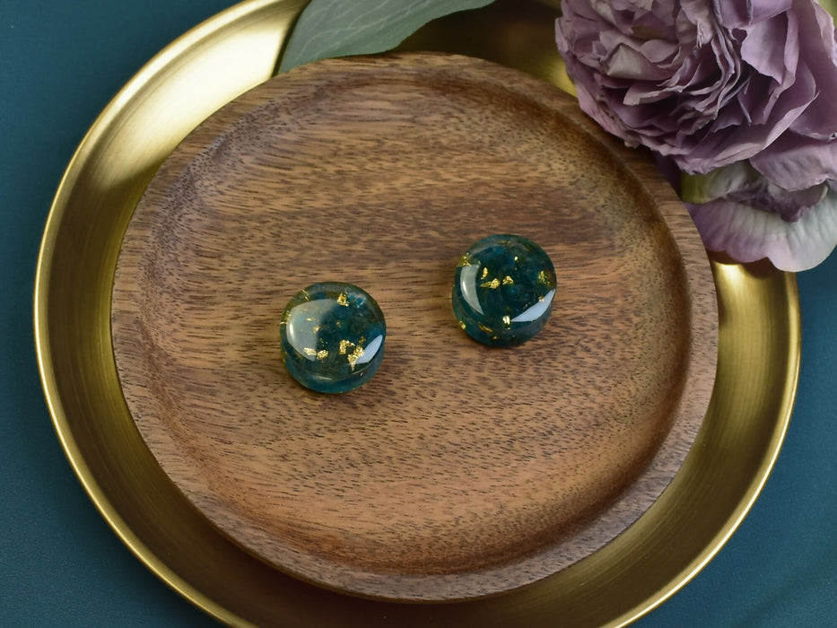 Ear Plugs 24mm Stone | Pair | Ear Plugs | Gauge Earrings | Gauged Plugs | Resin #535