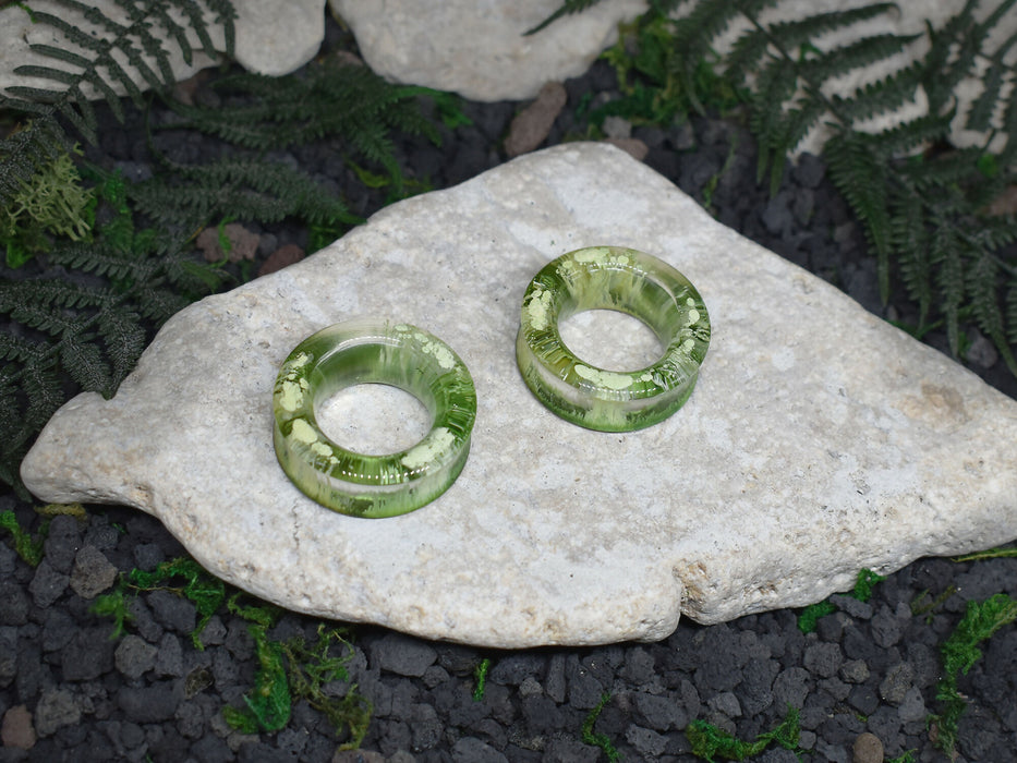 Thick-Wall Ear Tunnels 34mm | Pair | Ear Plugs | Gauge Earrings | Gauged Plugs | Resin #78