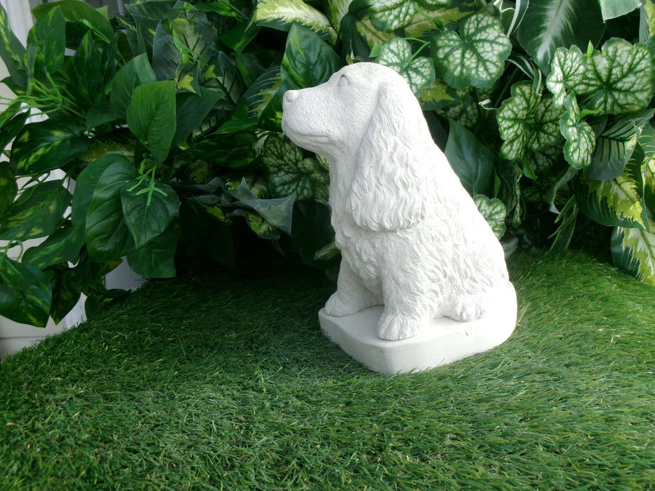 Cocker Spaniel Concrete Statue 5x6x9" High