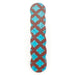 Hair Clip Brown with Aqua Diamonds Scalloped Hair Clips