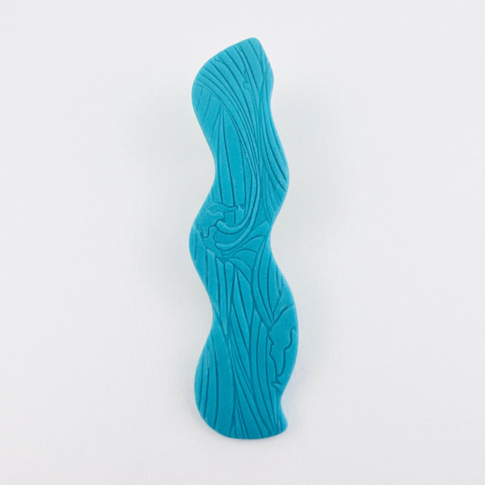 Hair Clip Blue Lagoon Waves Squiggle Hair Clips